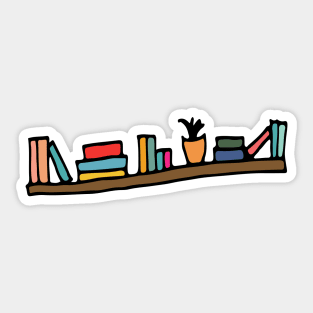 Bookshelf Sticker